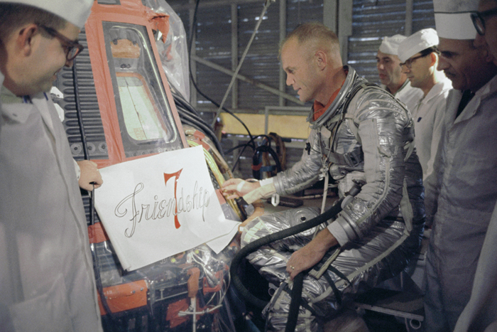 Space History Photo: John Glenn OK
